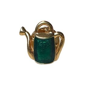 Monet Watering Can Lapel Scatter Pin Hat Jacket Plants Gardening Vintage Jewelry